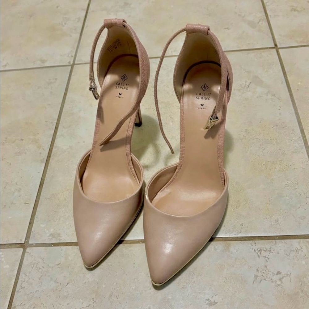Call It Spring Blush Pink Heels